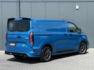 Ford E-Transit Custom 2025 - MS-RT 285 PK FULL ELECTRIC SPORT / L1H1 / DIGITAL AQUA BLUE METALLIC / REAR VIEUW / B&O SOUND SYSTEM / 19 INCH / LED / CAMERA image 3