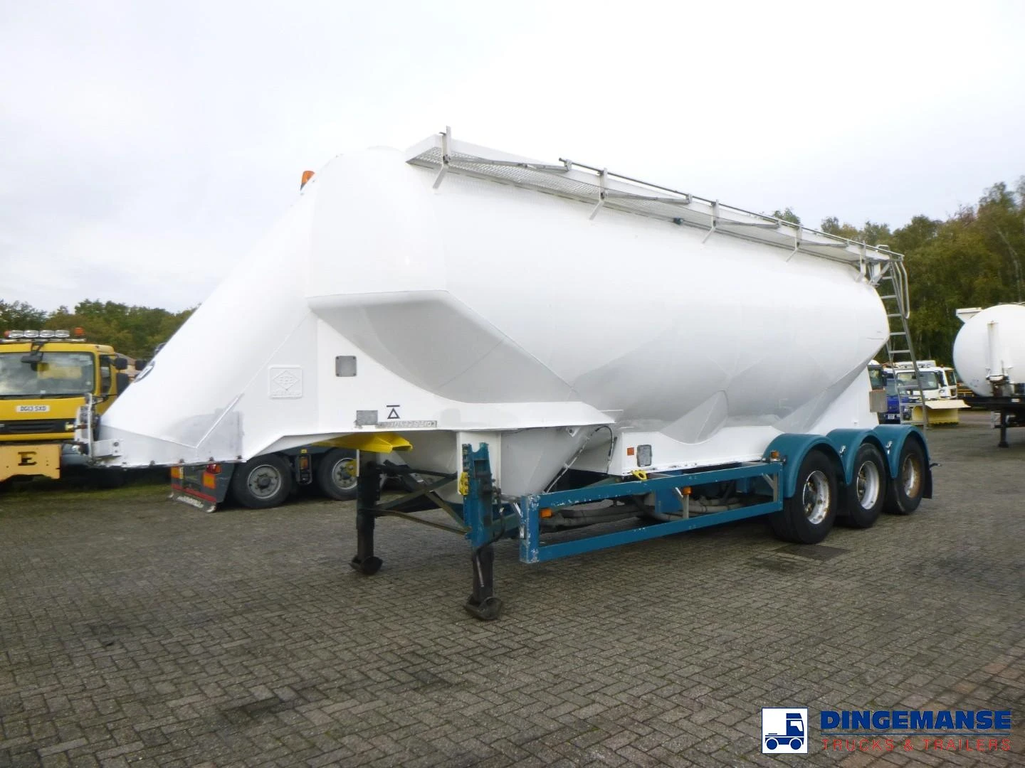 Feldbinder Powder tank alu 40 m3 / 1 comp 2002 imagen 1