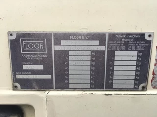 Floor N/A 2004 - FLA-10-10 2 As Vrachtwagen Aanhangwagen Gesloten WL-JJ-55 obrazek 13