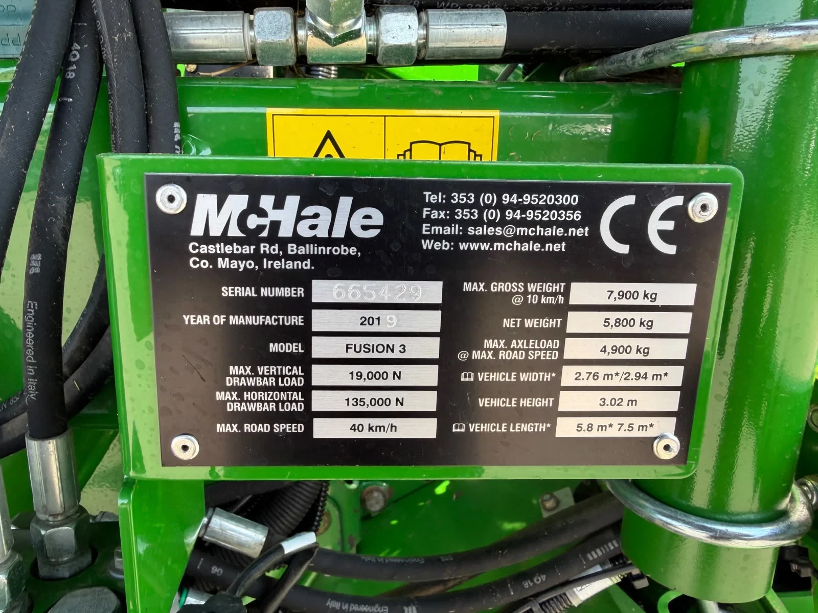 McHale 2019 - Fusion 3 plus afbeelding 18