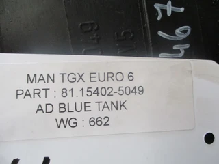 MAN 2018 - 81.15402-5049/5041 Ad-Bluetank 60Liter EURO 6 afbeelding 3 miniatuur