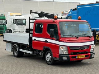 FUSO Canter 2016 - 3C13D 4x2 *3,5T* Open Laadbak met Kraan Crewcab imagen 3