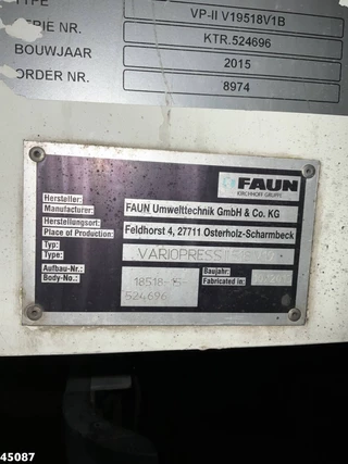 DAF FAN CF 290 Euro 6 Hiab 21 Tonmeter laadkraan Just 166.914 km! 2016 - N/A afbeelding 21