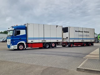 Mercedes-Benz Actros 2019 - 2553 6x2 - Thermoking frigo - Loadlift + Narko trailer 3 axle obrazek 5