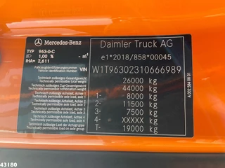 Mercedes-Benz Actros 2023 - 2643 VDL 21 Ton haakarmsysteem obrazek 18