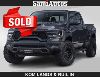 Dodge Ram Pick-Up 2022 - TRX HELLCAT 712 PK 6.2 V8 | €109950,- excl | BLACK EDITION | BOM VOL | GRANITE MET ZWART LEDER RODE STIKSELS | immagine 1 miniatura