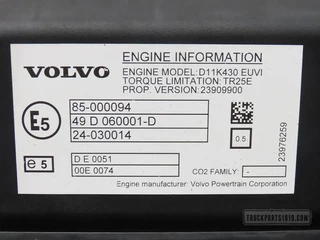 Volvo N/A - 23639097 Motor D11K430 E6 Volvo immagine 3