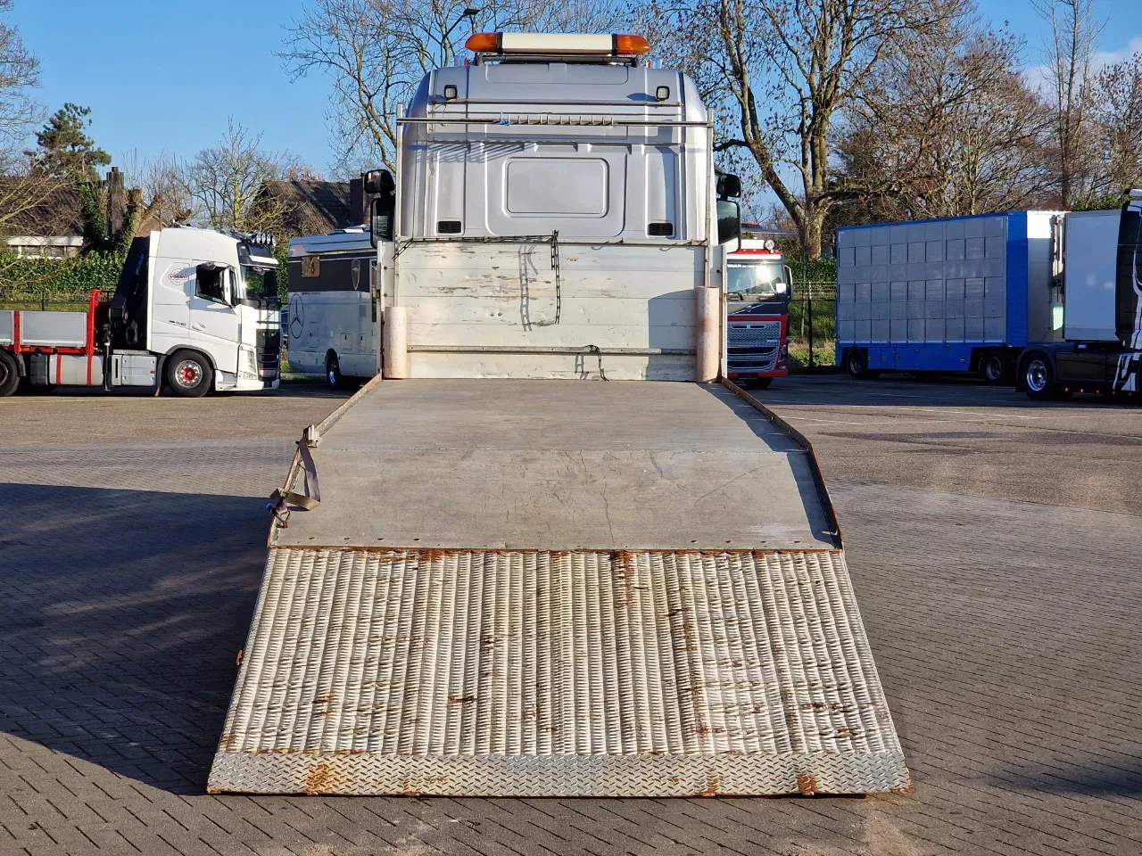 Scania R 2008 - R380 4x2 - Car transport / Flatbed - Ramp - Full air - Night clima afbeelding 9