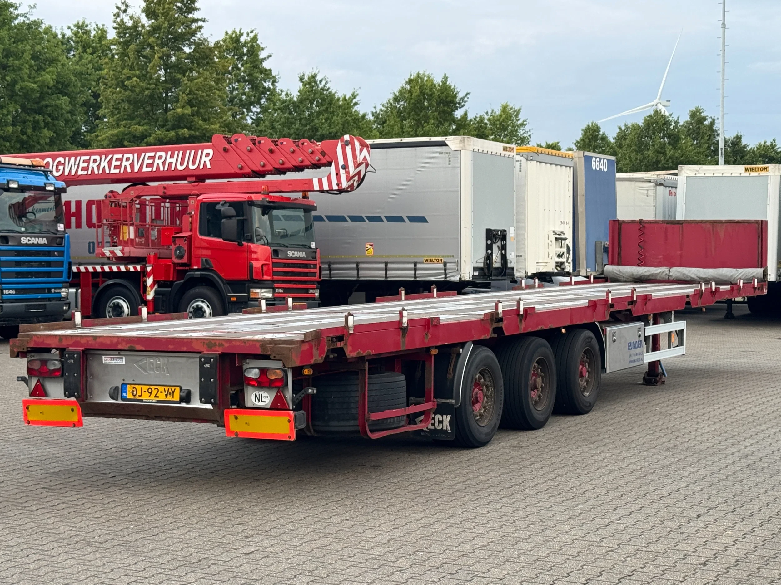 Van Eck CT-31 2007 - Mega Plateau Rollenbaan - Rollerbett - Luchtvracht afbeelding 1