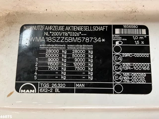 MAN TGS 2011 - 26.320 HMF 18 Tonmeter laadkraan obrazek 23