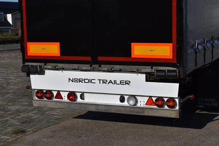 NORDIC S340 3 AXLE CURTAINSIDER SLIDING ROOF , NEW TILTS ,GALVANISED CHASSIS CODE XL ANTI THEFT. 2018 obrázek 15