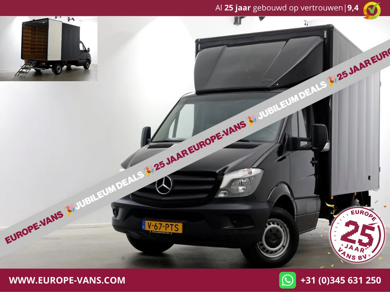 Mercedes-Benz Sprinter 2015 - 313 CDI 130pk L2H1 Bakwagen met achterdeuren H230cm 1.188kg laadvermogen 11-2015 imagem 1