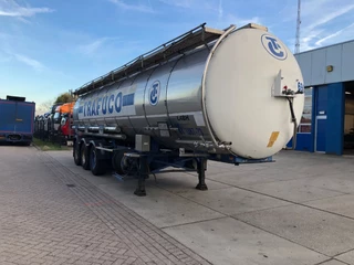 Van Hool N/A 1990 - Tank / 33.280 LT / 4 compartments / ADR / Inox obrazek 6