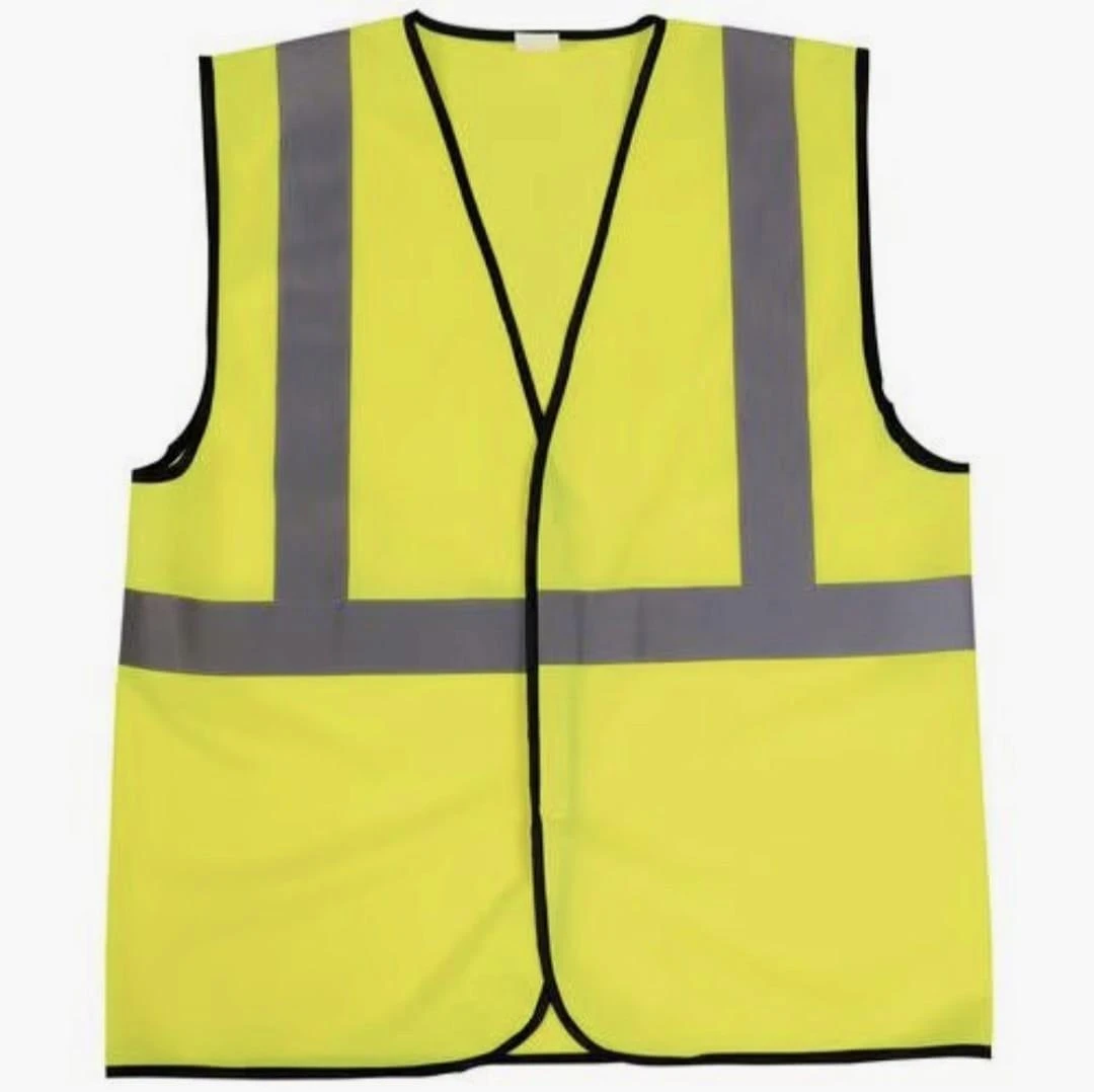 Unbranded Striking yellow safety vest afbeelding 1