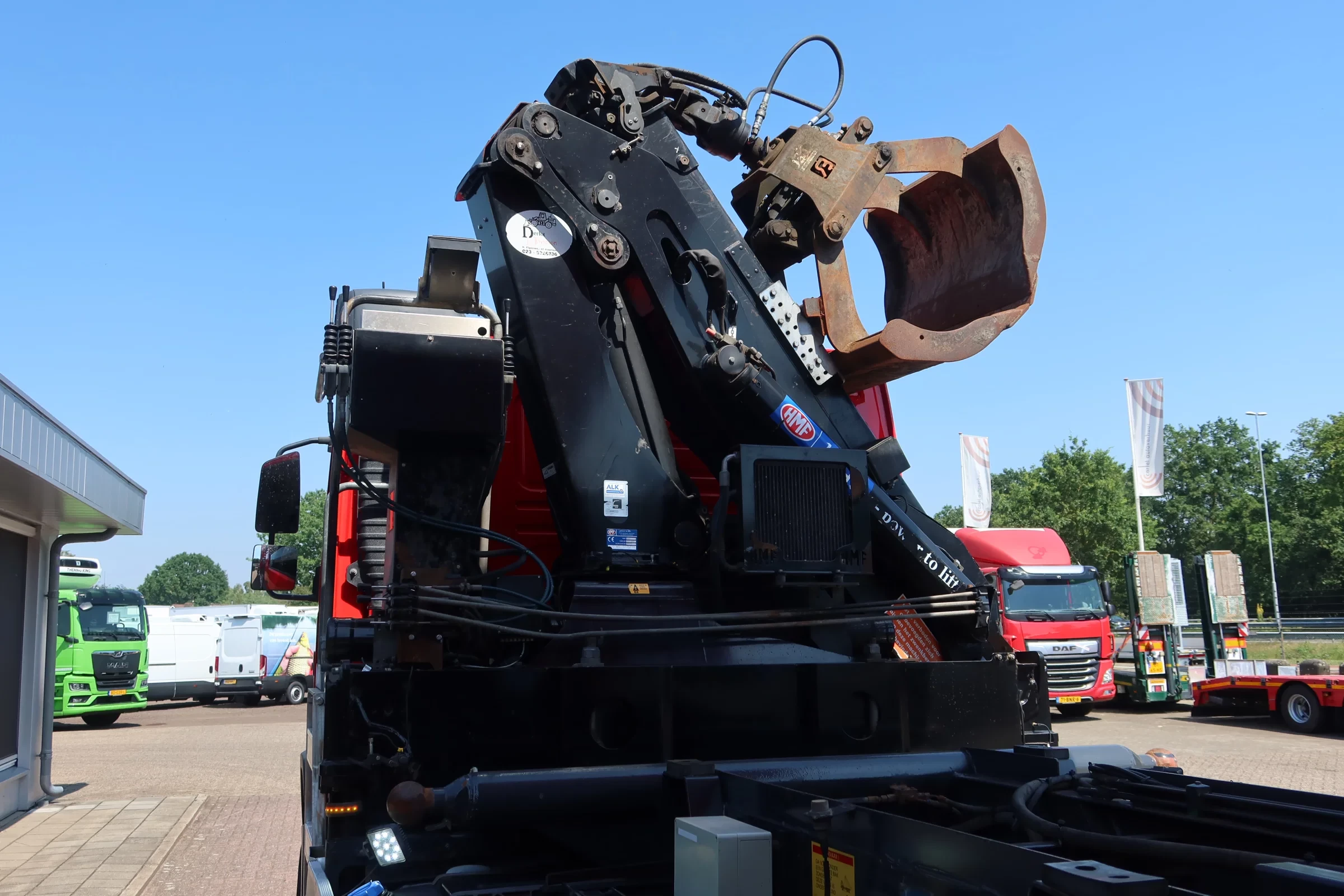 Volvo FMX 420 2019 - Kipper+Kraan H.M.F. 1943Z2 Rotor+Grijper afbeelding 4