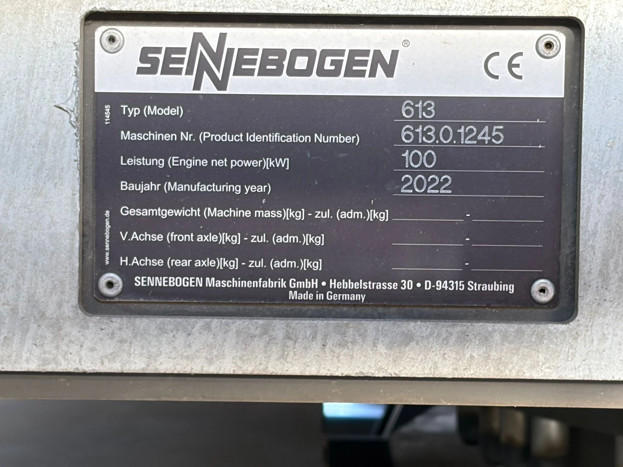 Sennebogen 613E 2022 afbeelding 54