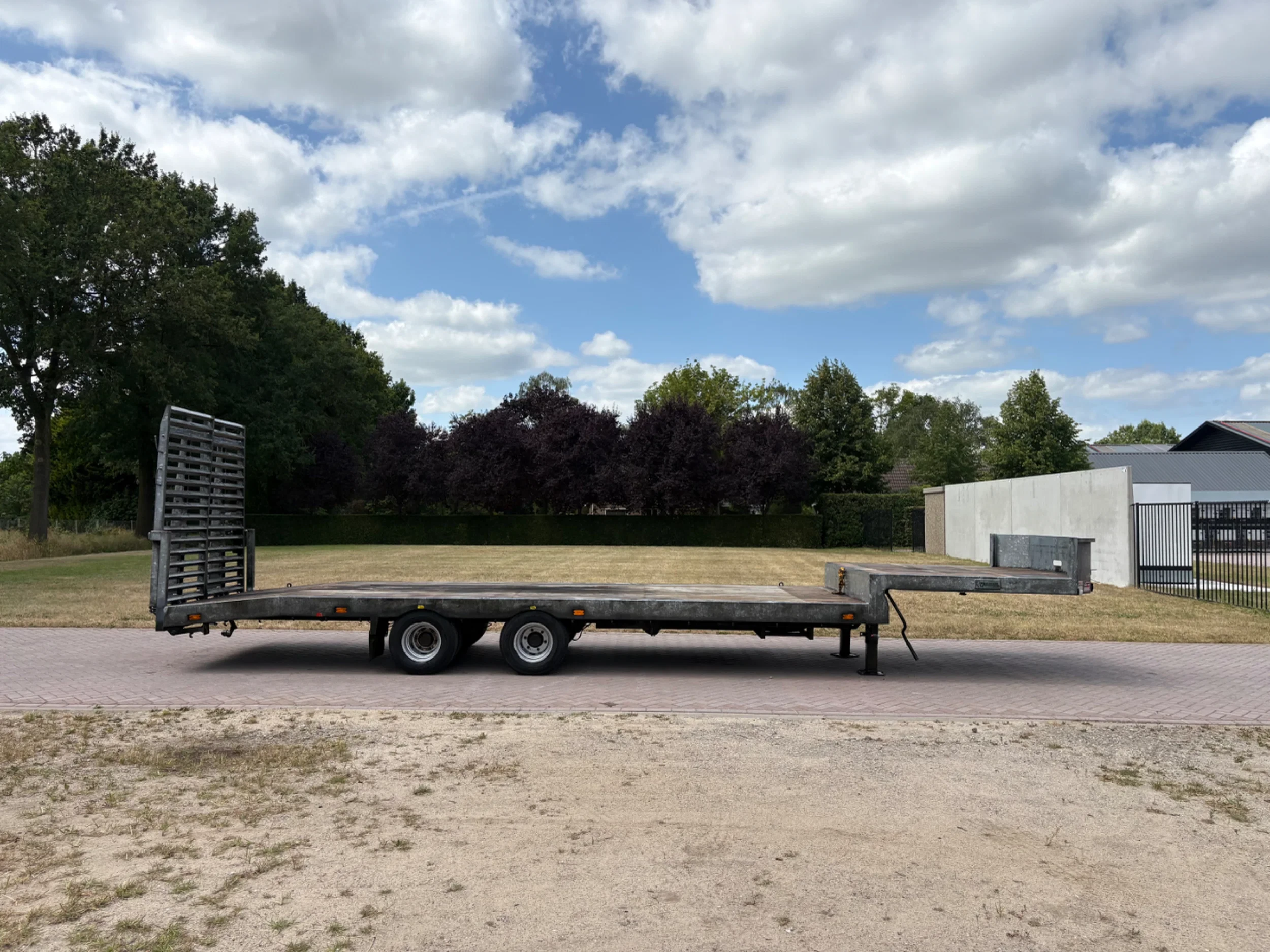 Veldhuizen SDO 2009 - BE oplegger semi dieplader 10 TON zdjęcie 4
