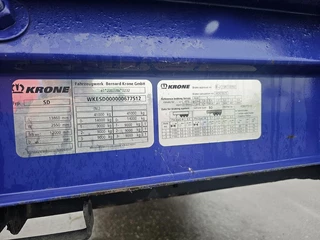 Krone SD, SAF DISC, ALU RIMS. SLIDING ROOF, ALU SIDE BOARDS. 3 PIECES. 2015 - N/A obrazek 7