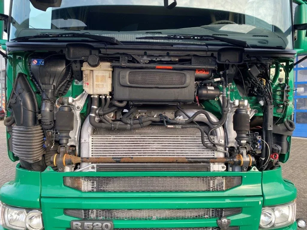 Scania R 2015 - R520 V8 / 8X4 / BIG AXLE / AJK HOOKLIFT 30TON / LIFT+LENKACHSE / NAVI / LEATHER / FULL-AIR / AUTOMATIC / EURO-6 / 2015 afbeelding 7