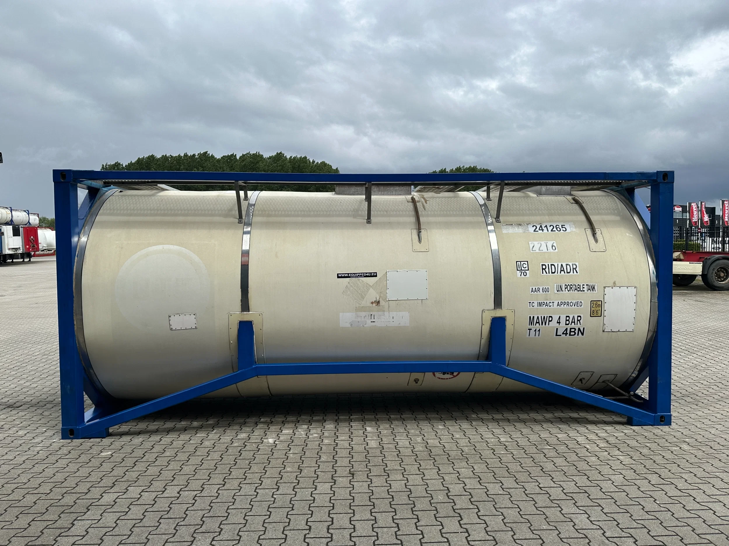 Welfit Oddy 1997 - 20FT ISO, 23.950L / 1-COMP. / IMO 1 / valid 2.5Y/CSC-inspection untill 12/2027 afbeelding 3