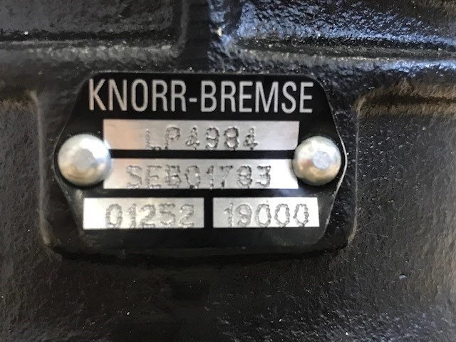 DAF - 1396283-1348481 COMPRESSOR KNORR-BREMSE LP4984 SEB01783000 CF85 (NEW) afbeelding 5