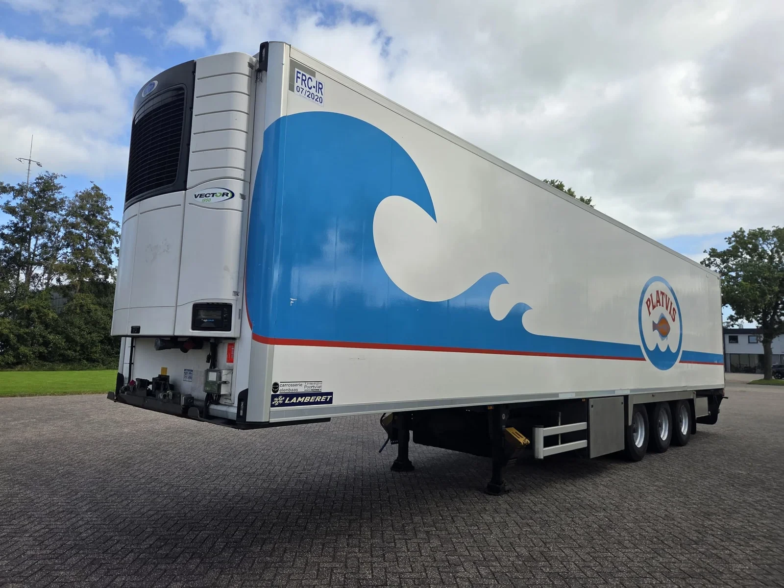 LAMBERET 2014 - 3 Axles Frigo Carrier Vector 1950 afbeelding 1