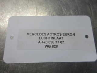 Mercedes-Benz - A 470 098 77 07 LUCHTINLAAT STUK 1843 OM470LA EURO 6 изображение 2 миниатюра