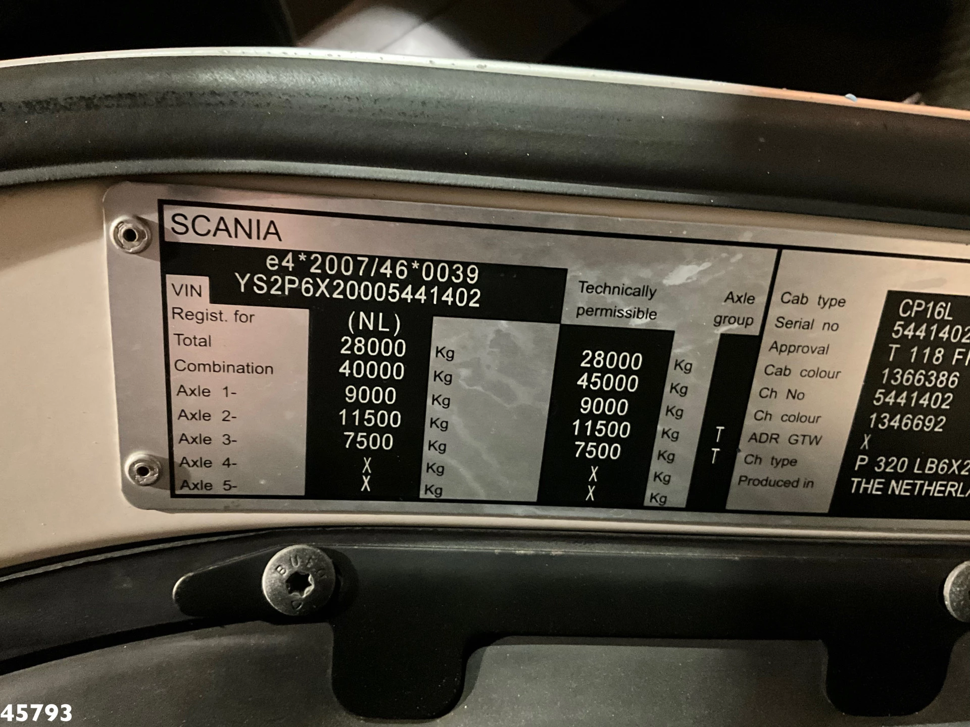 Scania P 2017 - 320 Euro 6 HMF 26 Tonmeter laadkraan obrázek 39