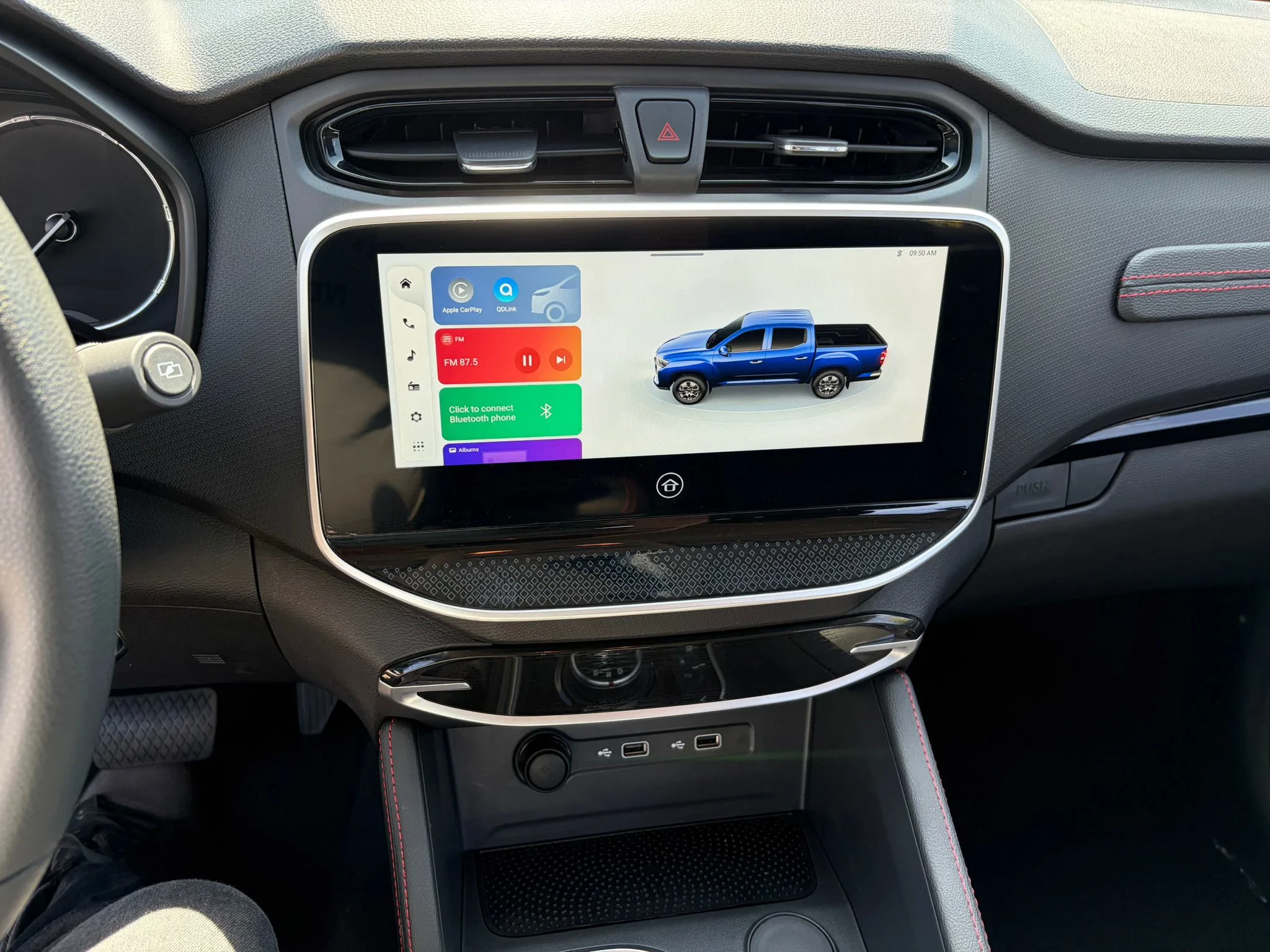 Maxus T90 EV 2026 - Maxus Pick-up 89kWh WLTP 470KM Dubbelcabine Grijs Kenteken Automaat Airco CarPlay NIEUW afbeelding 25