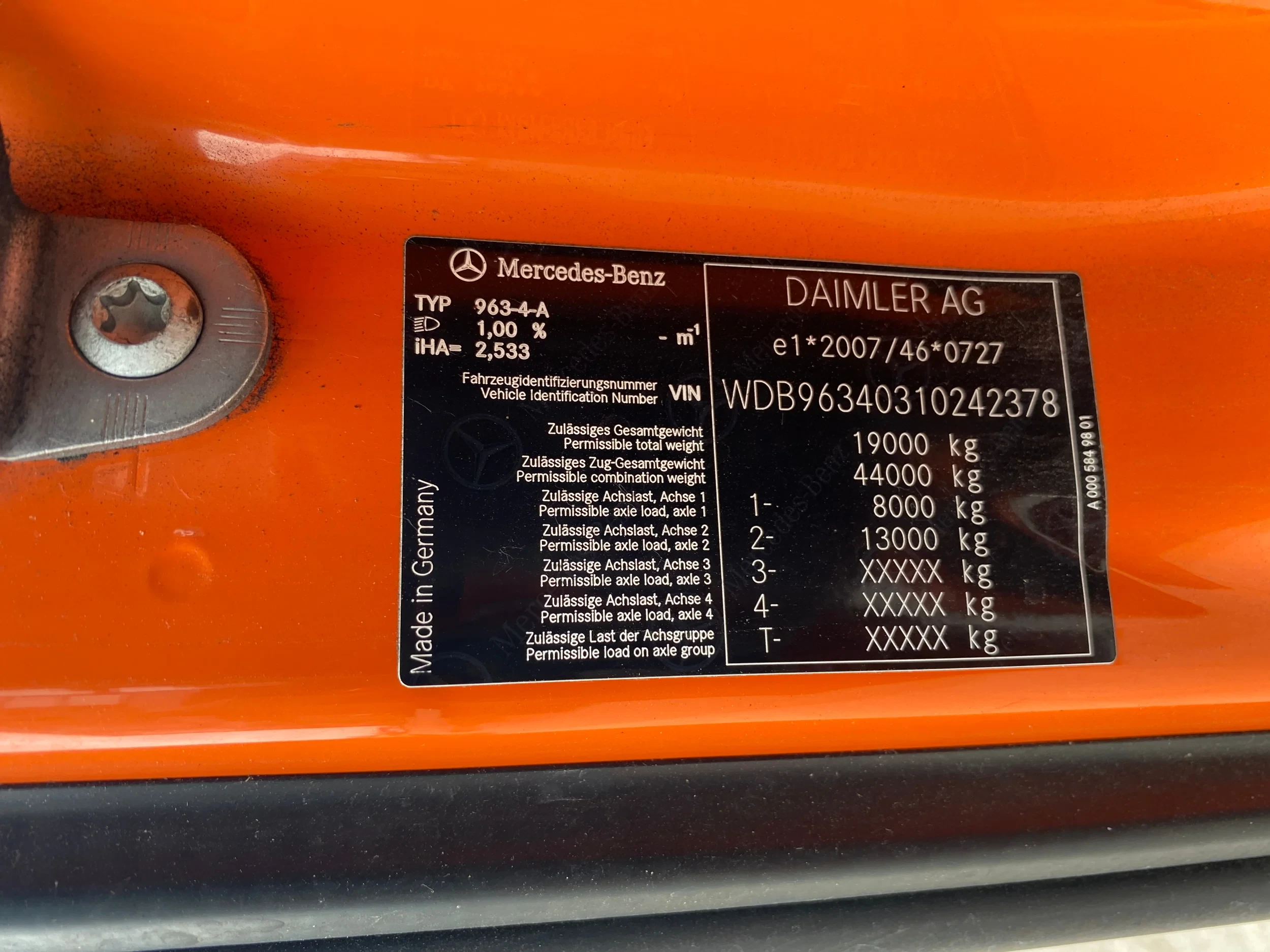 Mercedes-Benz Actros 2018 - 1943 / PTO / Euro 6 / Automatic afbeelding 12