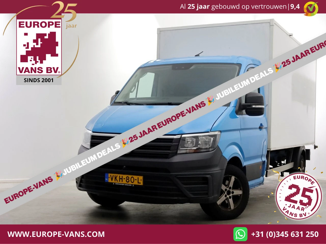 Volkswagen Crafter 2021 - 35 2.0 TDI E6 Bakwagen met achterdeuren 2-Persoons 04-2021 afbeelding 1