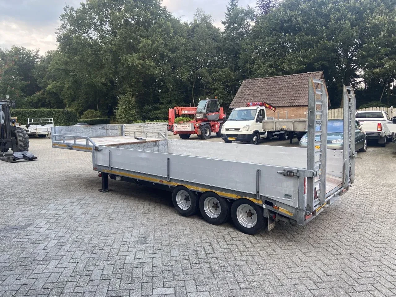 Veldhuizen 1999 - Be oplegger semi dieplader 6.5 ton met luiken zdjęcie 2