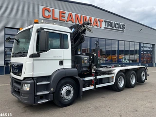 MAN TGS 2015 - 35.400 8x4 Euro 6 Hiab 18 Tonmeter laadkraan Just 142.960 km! afbeelding 2 miniatuur