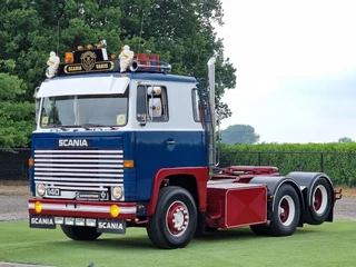 Scania LB140 V8 1976 - 350 HP 6x2 Oldtimer - Perfect shape - Private owned/No VAT image 3