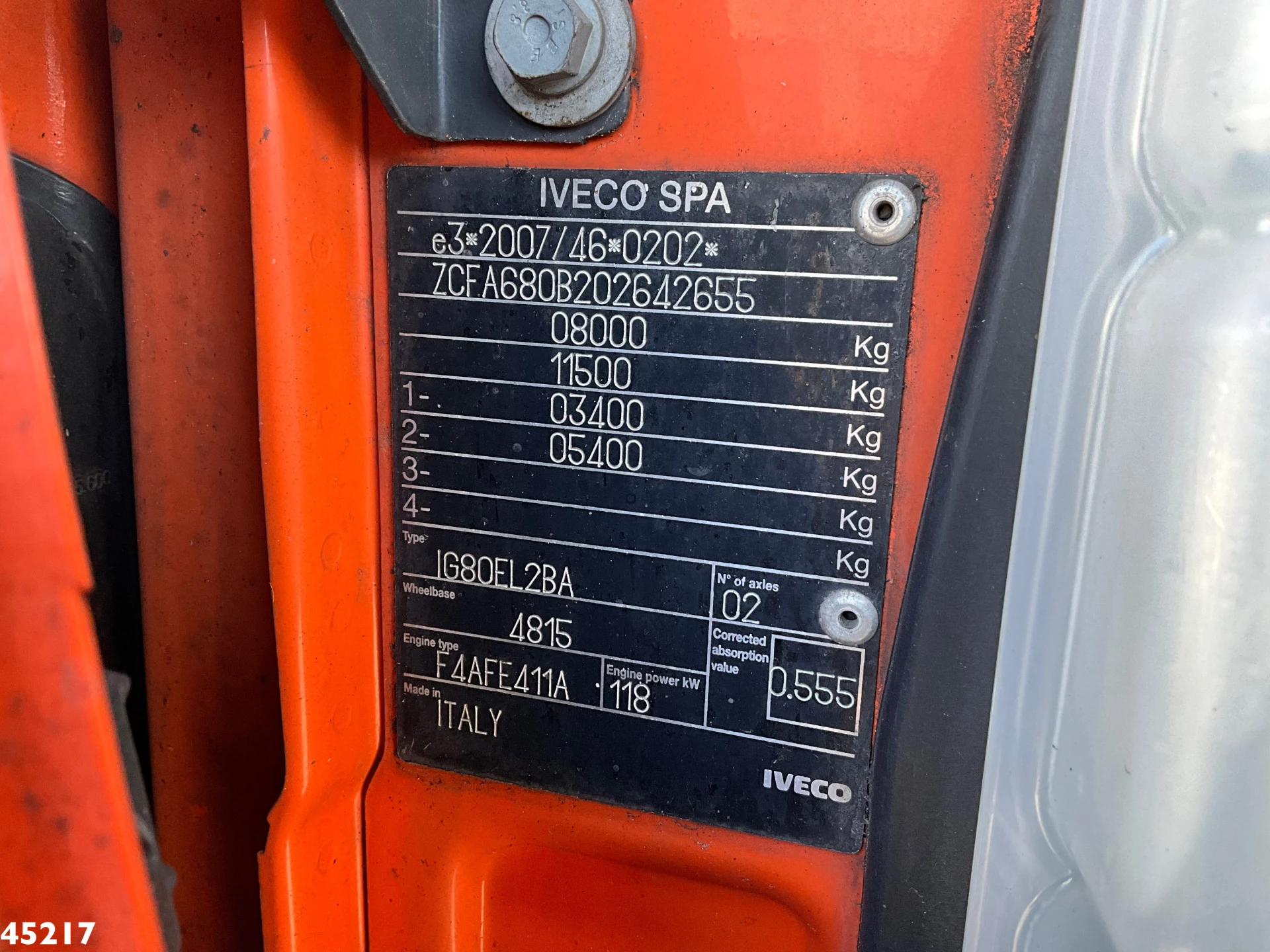 Iveco Eurocargo 2015 - ML80EL16 Euro 6 DHollandia laadklep immagine 21