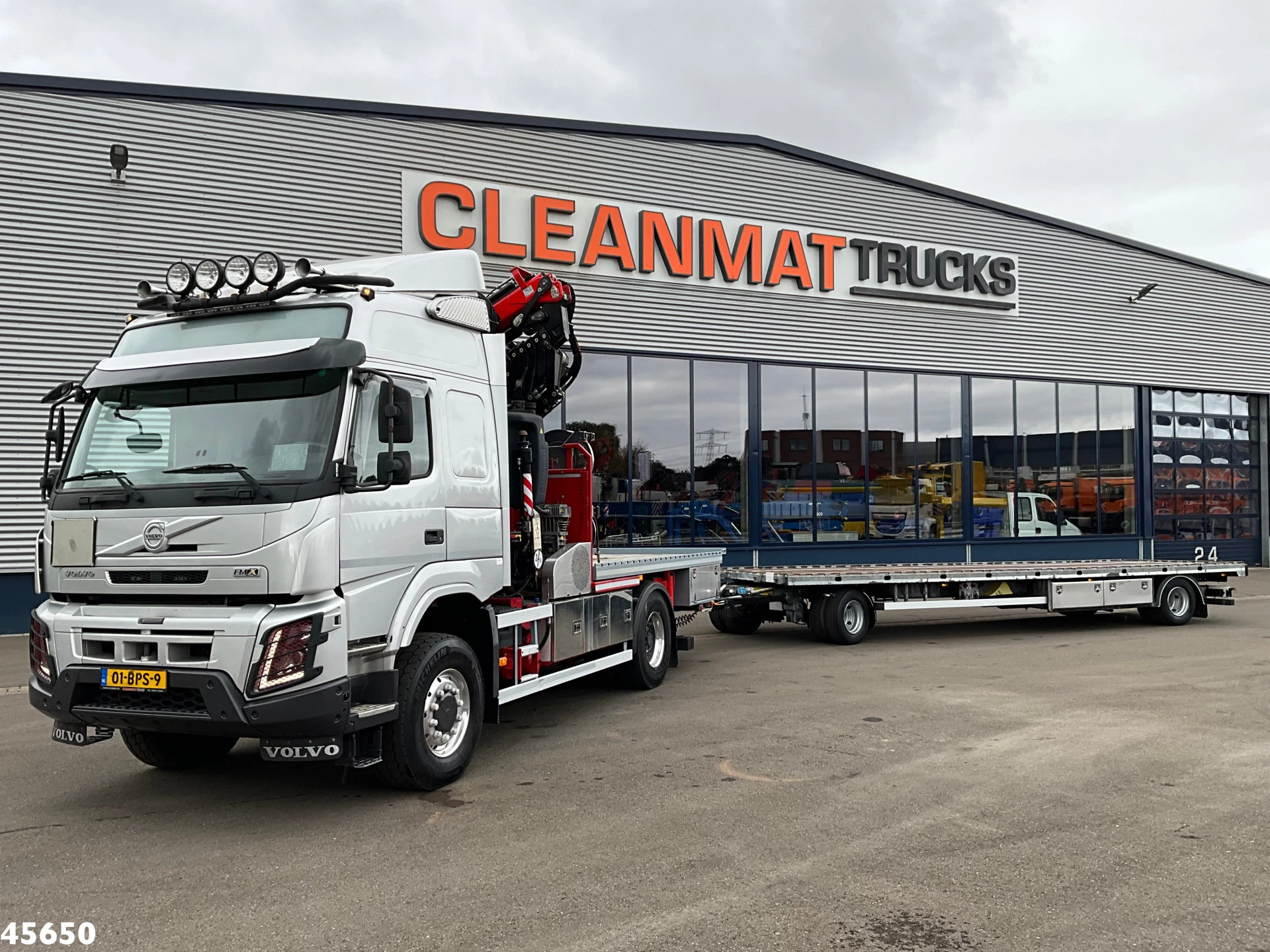 Volvo FMX 500 4x4 Fassi 31 Tonmeter laadkraan + Fly-Jib + Jumbo 2-assige aanhangwagen 2018 afbeelding 1