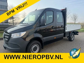 Mercedes-Benz Sprinter 2024 - 317CDI Dubbelcabine Openlaadbak Airco 3500KG Trekhaak BPM VRIJ 5 X OP VOORRAAD afbeelding 1 miniatuur