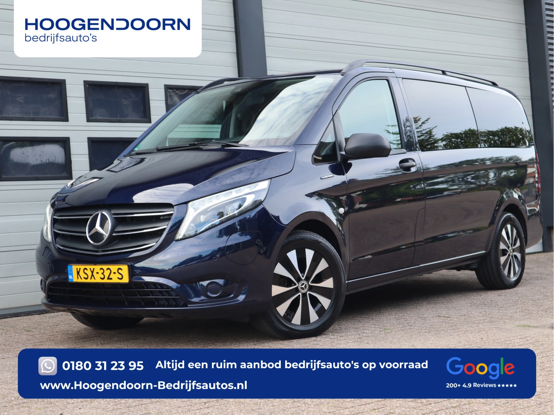 Mercedes-Benz eVito 2021 - Tourer 90 kWh Pro - 8 Persoons Kombi - incl.Taxi pakket - L2 Lang afbeelding 1