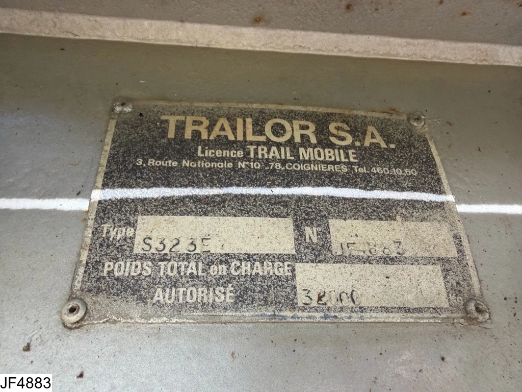Trailor 1978 - open laadbak Bild 4
