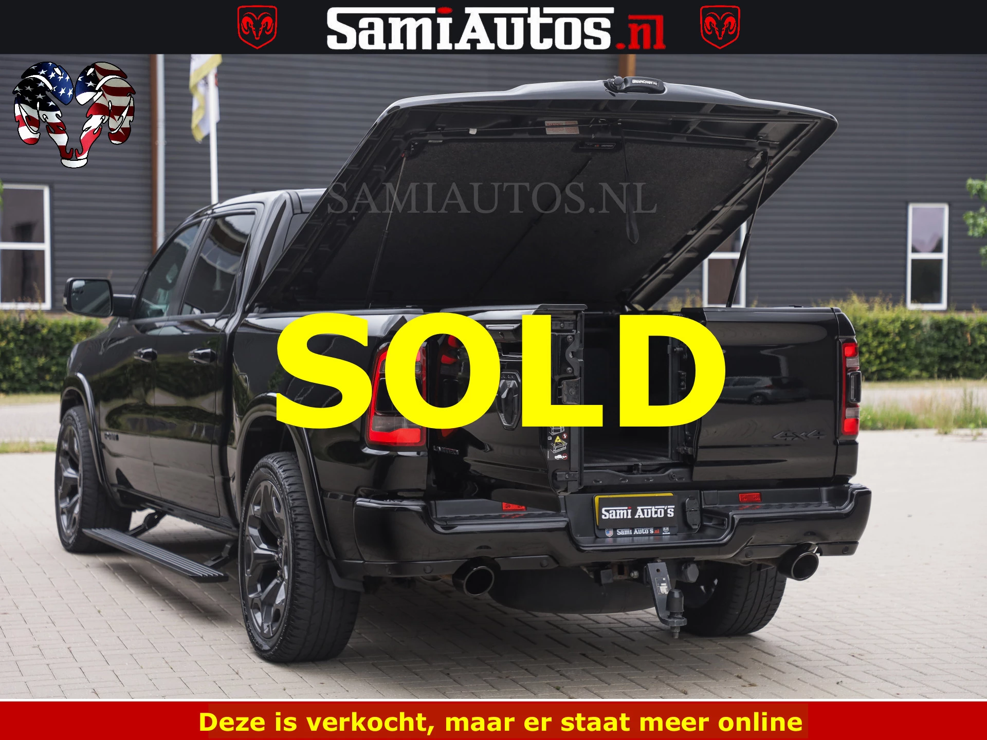 Dodge Ram 1500 2022 - LIMITED NIGHT | BOM VOL | HUD | MWK | LUCHTVERING | PANODAK | afbeelding 39