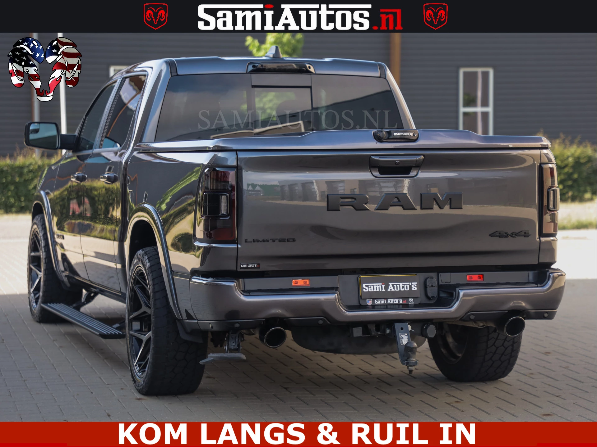 Dodge Ram Pick-Up 2023 - LIMITED NIGHT 5.7 V8 402PK | HUD | 4PL WHEELS | LUCHTVERING |OPEN UILAAT KLEP | BOM VOL | GRANITE CRYSTAL | DC | immagine 39