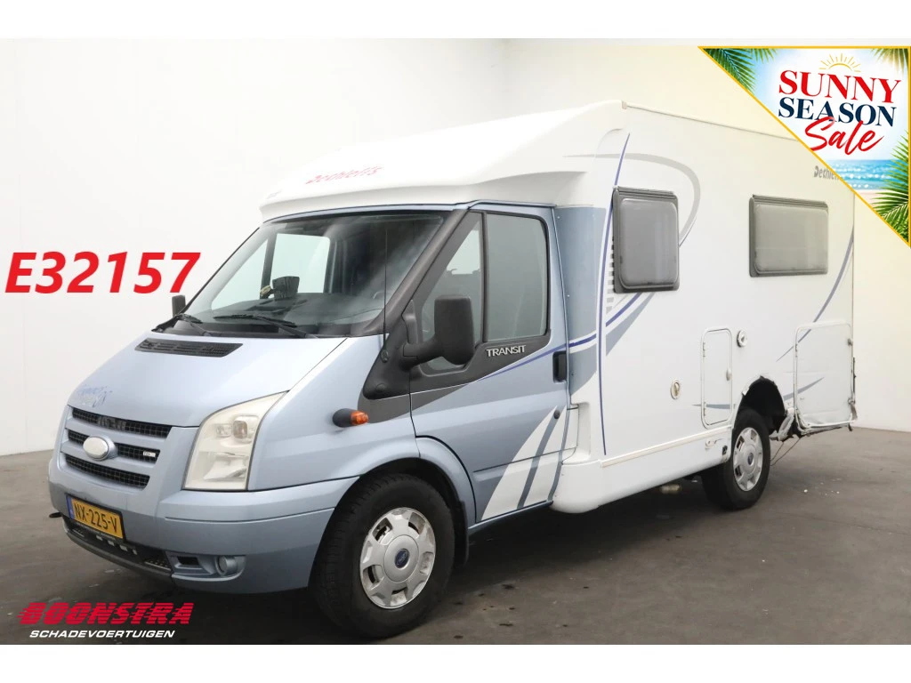 Ford Transit 2009 - Dethleffs Globevan 02 2.2 TDCI Luifel Fietsendrager Cruise 134.848 km! afbeelding 1