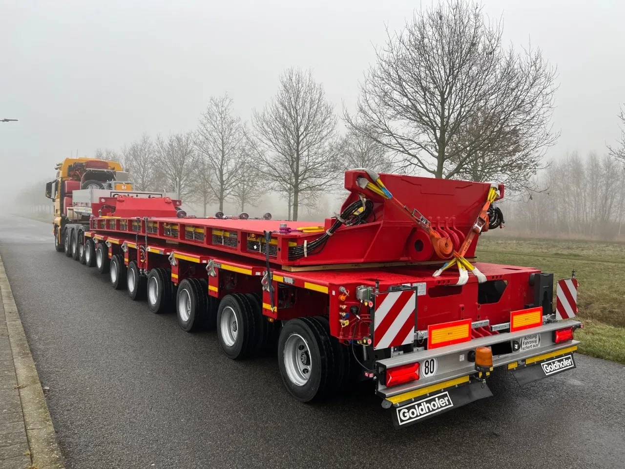 Goldhofer 2025 - THP SL 4 + 4 + Gooseneck + Flatbed 300T afbeelding 6