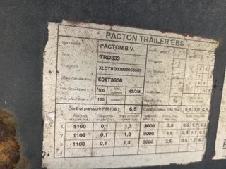 Pacton N/A 2006 - S01 NL TRAILER zdjecie 19