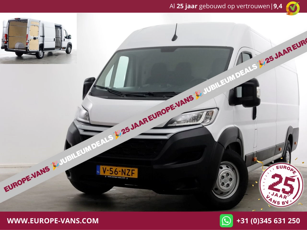 Citroën Jumper 2024 - 2.2 BlueHDi 165pk L4H2 Airco/Navi/Camera 06-2024 afbeelding 1