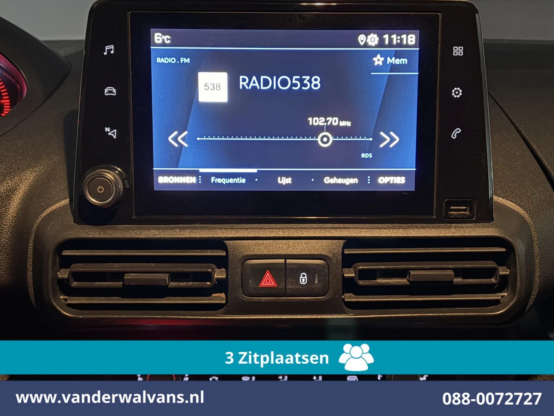 Peugeot Partner 2020 - 1.5 BlueHDI 102pk L2H1 Euro6 Airco | 3-Zits | Apple Carplay | Camera | Cruisecontrol | Trekhaak zdjęcie 15