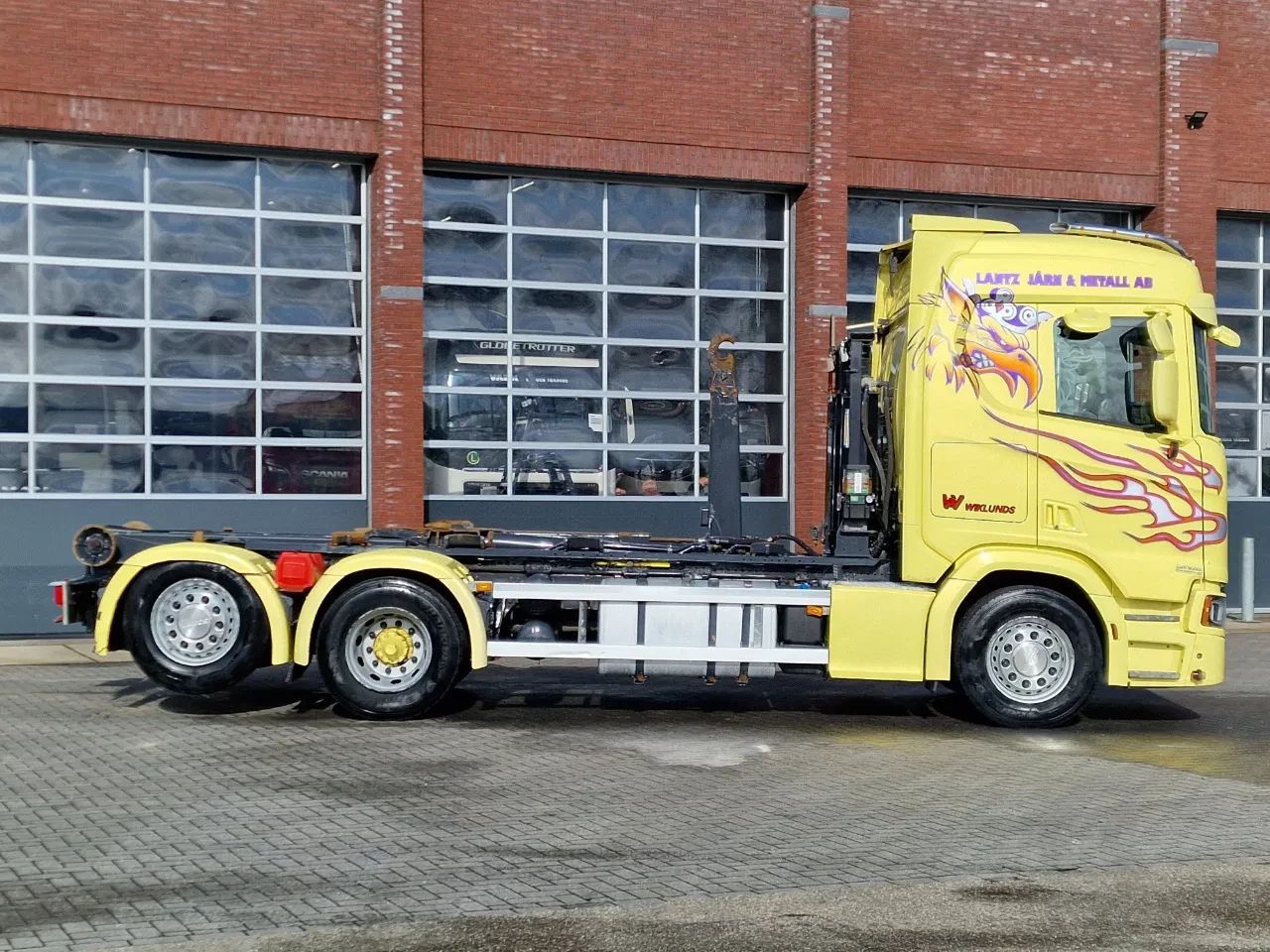 Scania R 2018 - R500 NGS 6x2*4 - HIAB Hooklift 21T - Retarder - Steering axle - Full air - Leather - Led imagen 14
