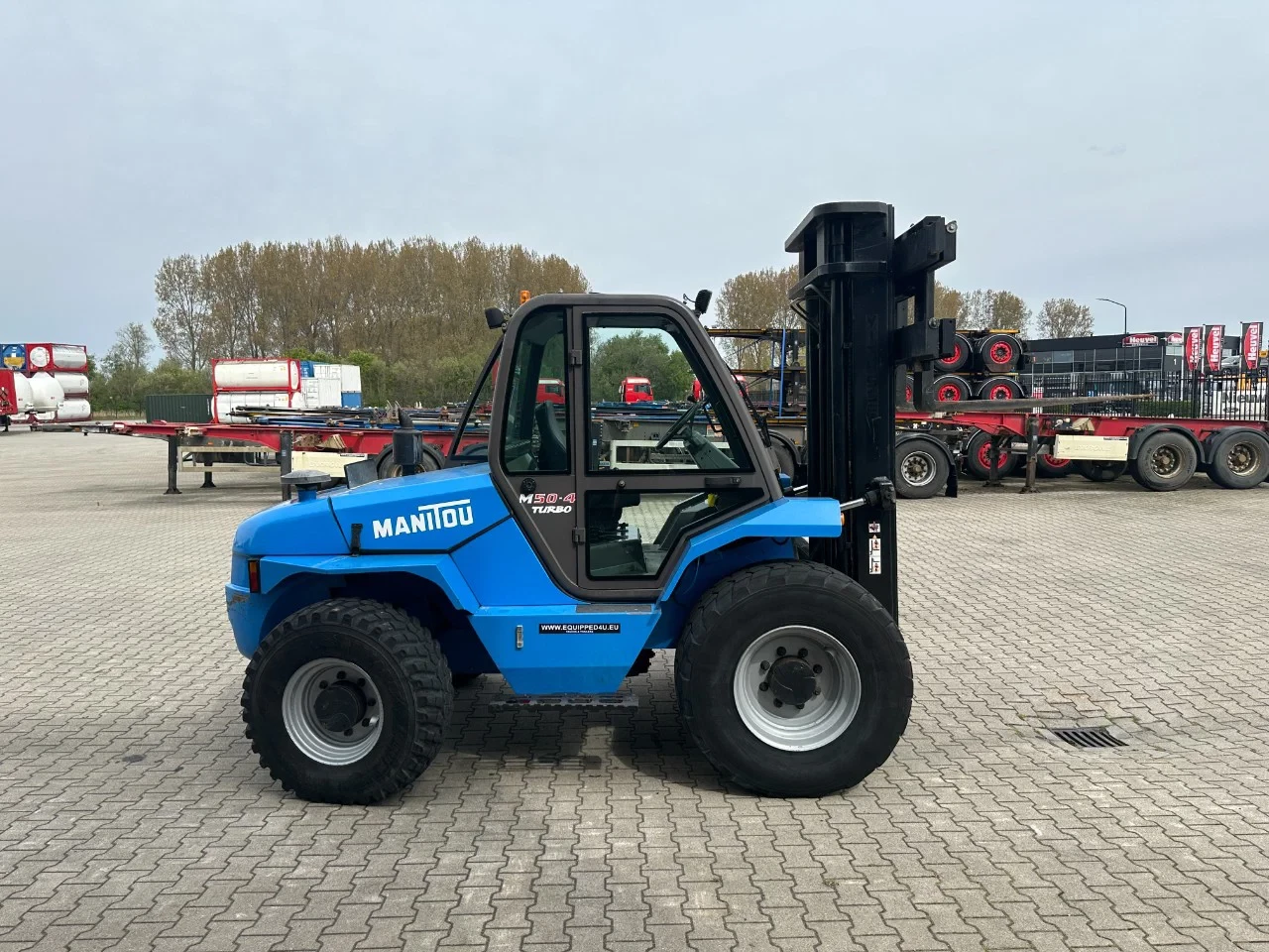 Manitou M 50-4T 2012 - M 50-4T 4x4 rough terrain forklift / only 2.092hrs / triplex-mast / side-shift afbeelding 8