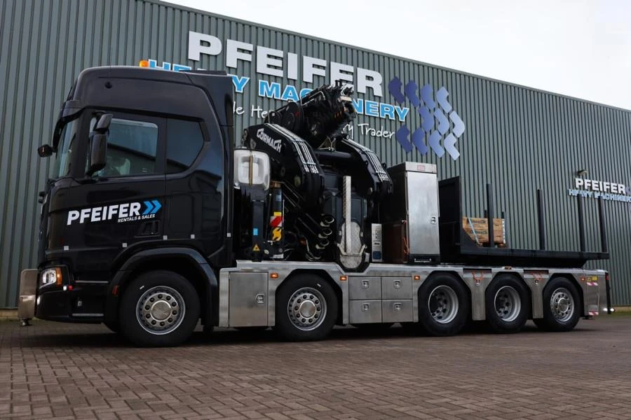 Scania 2023 - R540 B10x4 With CORMACH 150tm Crane Valid inspecti immagine 1