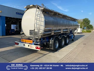 Van Hool 1990 - Tank / 33.280 LT / 4 compartments / ADR / Inox afbeelding 1 miniatuur